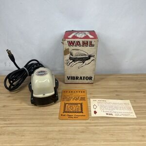 Vintage Wahl Supersage Model 440 Professional Vibrator Massager Works w/ Box